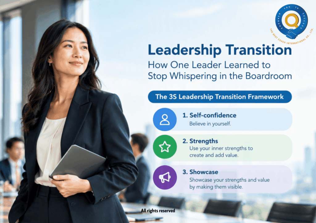 Leadership Transition: How One Leader Learned to Stop Whispering in the Boardroom