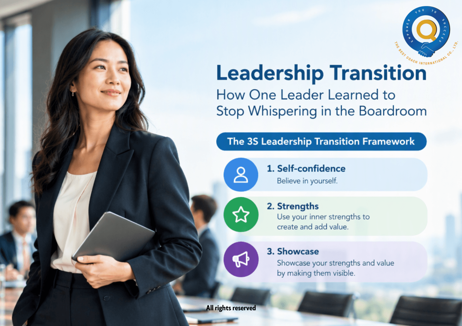 Leadership Transition: How One Leader Learned to Stop Whispering in the Boardroom